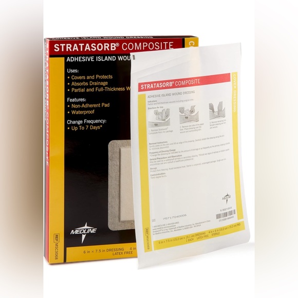 Other Medline Stratasorb Composite Composite Adhesive Island Wound